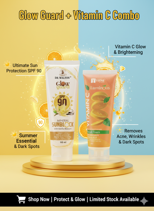 Sunblock SPF 90 & Vitamin C Combo