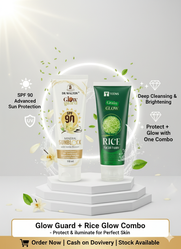 Sunblock SPF 90+ Rice Glow Combo
